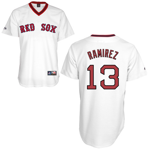 Hanley Ramirez #13 mlb Jersey-Boston Red Sox Women's Authentic Home Alumni Association Baseball Jersey